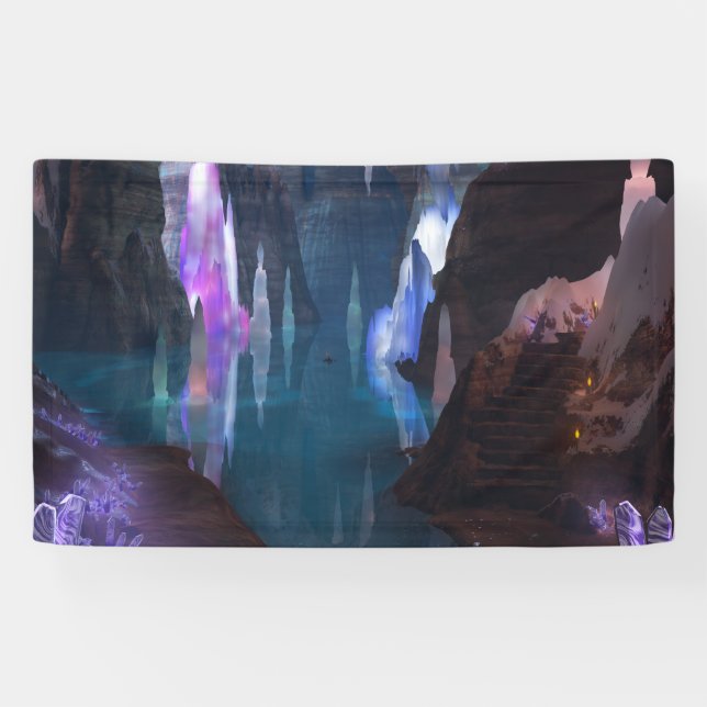 Glittering Caves by Night Banner (Horizontal)