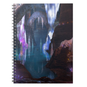 Glittering Caves by Night Notebook