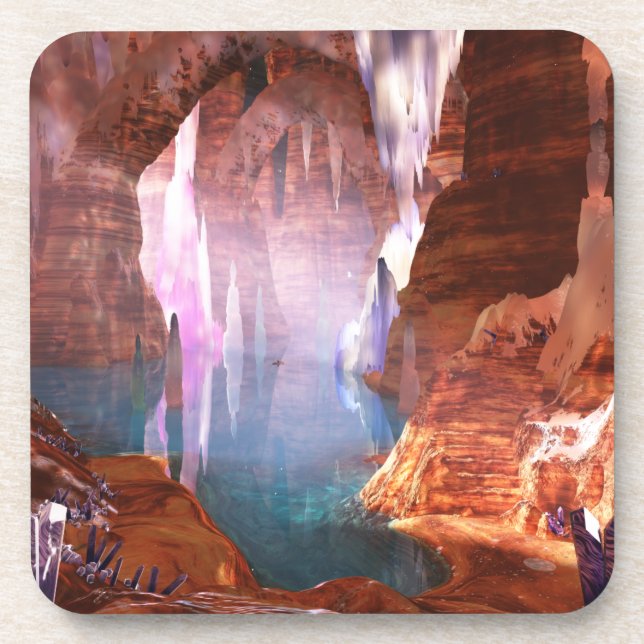 Glittering Caves Coasters (Front)