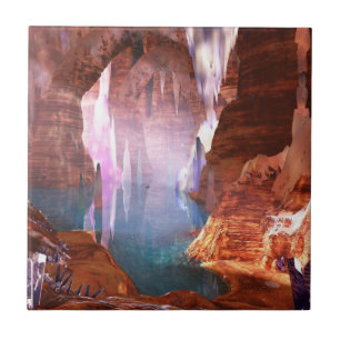 Glittering Caves Decorative Tile / Trivet