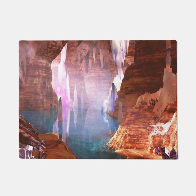 Glittering Caves Doormat (Front)