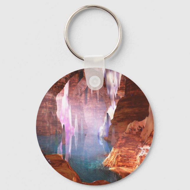 Glittering Caves Keychain (Front)