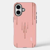 Glittering Drips on Pink Background