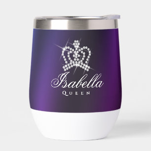 Glittering Glamour Crown Blue Purple