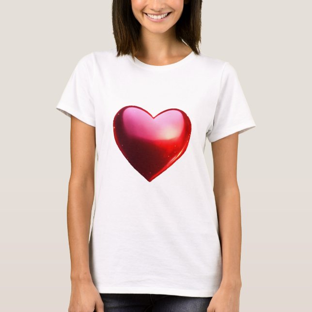 Glittering Heart - Sparkle Your Love T-Shirt (Front)