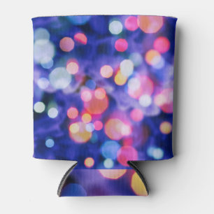 Glittering Lights, Blur Christmas Background. Can Cooler