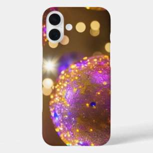 Glittering Orbs - A Dazzling Display iPhone 16 Plus Case