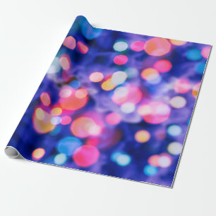 glittering shine bulbs lights background:blur of C Wrapping Paper