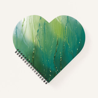 Glittery Alcohol Ink Tumbler Design Notebook