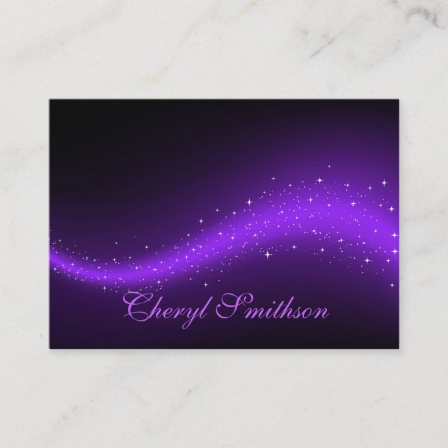 Glittery Design Business Card (Front)