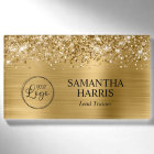Glittery Gold Foil Logo