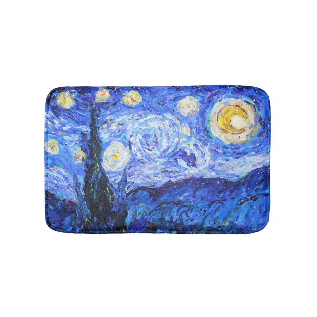 Glittery Night Bath Mat (Front)