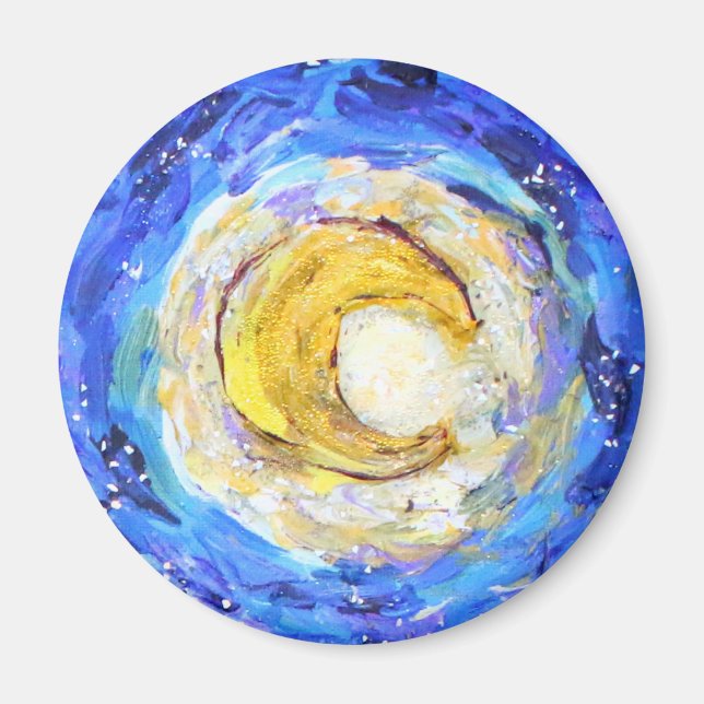 Glittery Night Magnet (Front)