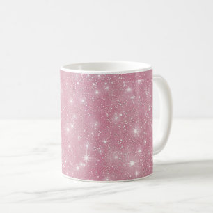 Glittery Pink Coffee Mug