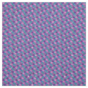 Glittery pink purple and blue mermaid scales fabric