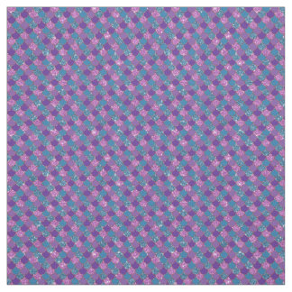 Glittery pink purple and blue mermaid scales fabric