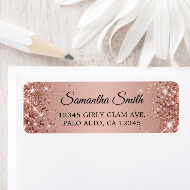 Glittery Rose Gold Gradient (Insitu)
