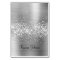 Glittery Silver Individual Name Place Cards