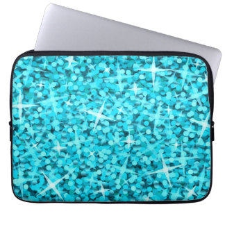 Glitz Blue laptop sleeve 13 inch