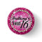 Glitz Glam Bling Sweet 16 Celebration fuschia