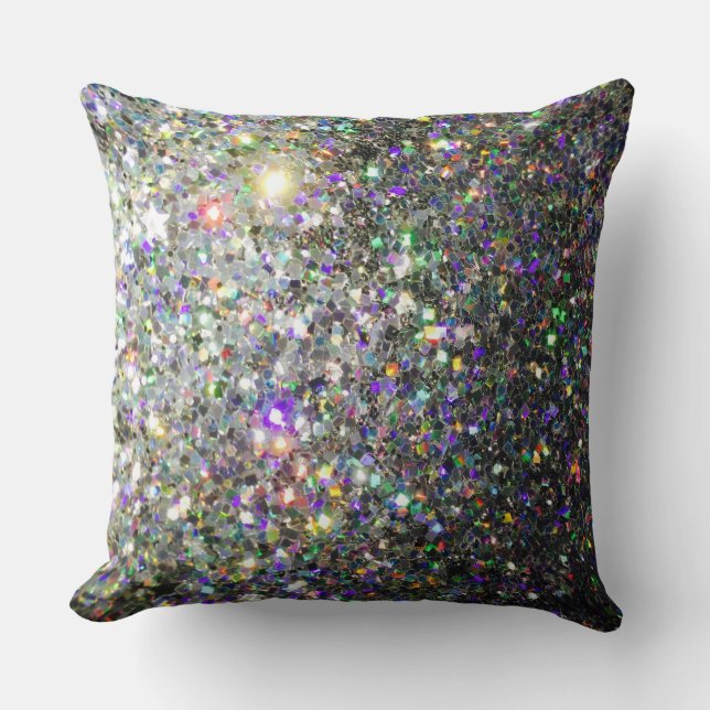 Glitz Glitter Throw Pillow! Cushion (Front)