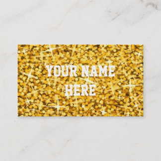 Glitz "Gold" business card template