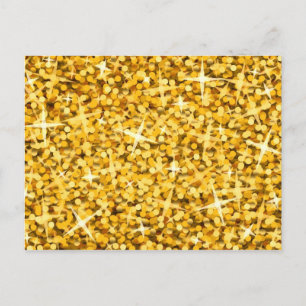 Glitz "Gold" postcard