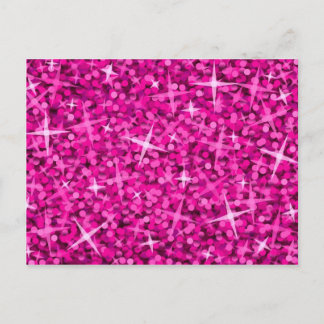 Glitz Pink postcard