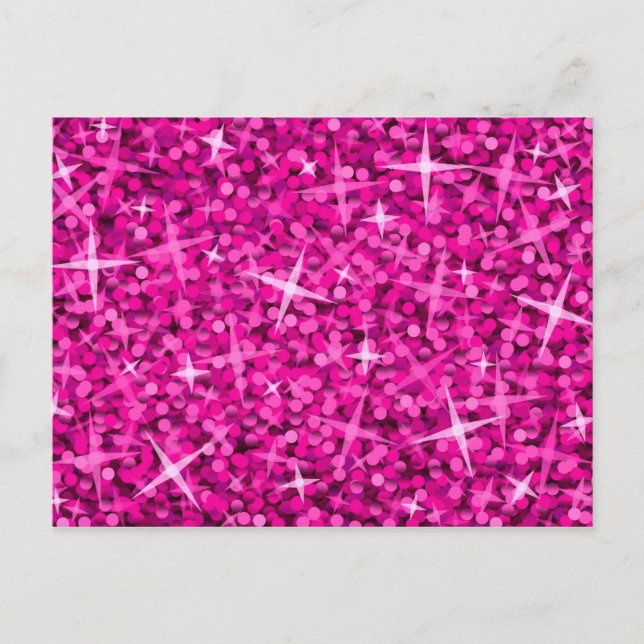 Glitz Pink postcard (Front)