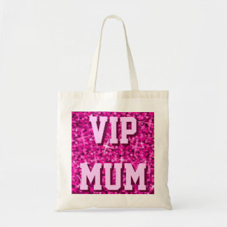Glitz Pink 'VIP MUM' tote bag