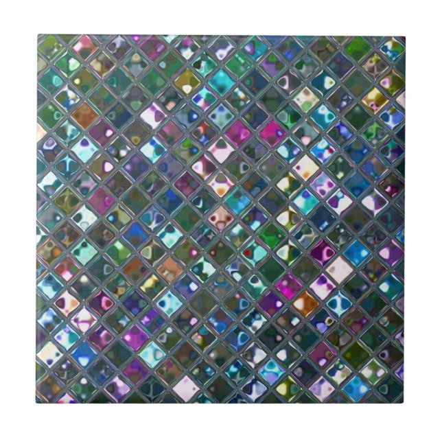 Glitz Tiles Multicoloured 2 print ceramic tile (Front)
