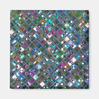Glitz Tiles Multicoloured 2 print magnet square
