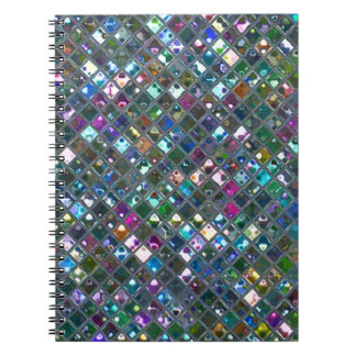 Glitz Tiles Multicoloured 2 print notebook