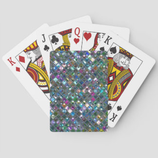 Glitz Tiles Multicoloured 2 print playing cards