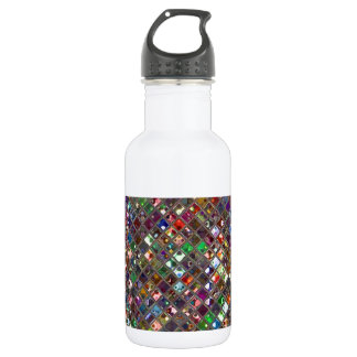 Glitz Tiles Multicoloured print 532 Ml Water Bottle