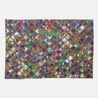 Glitz Tiles Multicoloured print kitchen towel