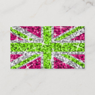Glitz UK Lime business card template