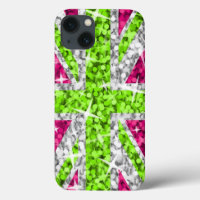 Glitz UK Lime iPhone case
