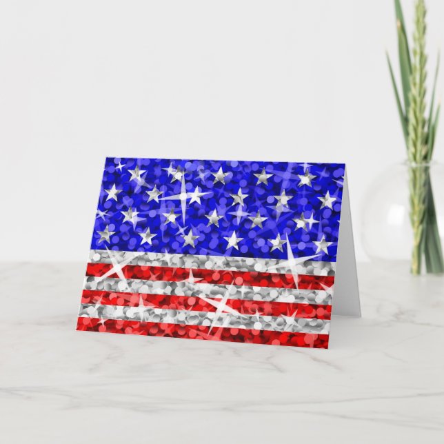 Glitz USA greetings card (Front)