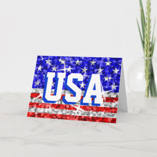 Glitz USA 'USA' 'Happy 4th of July' card