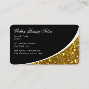 Glitzy Beauty Business Cards