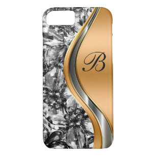 Glitzy Bling Monogram Style Case-Mate iPhone Case