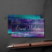 Glitzy Foil | Holographic Iridescent Event Website