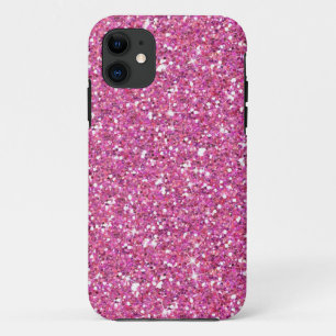 Glitzy Fuschia Glitter Case-Mate iPhone Case