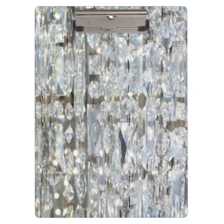 Glitzy Glittery Crystal Clipboard