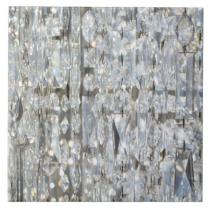 Glitzy Glittery Crystal Tile