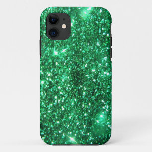 Glitzy Green Glitter Case-Mate iPhone Case