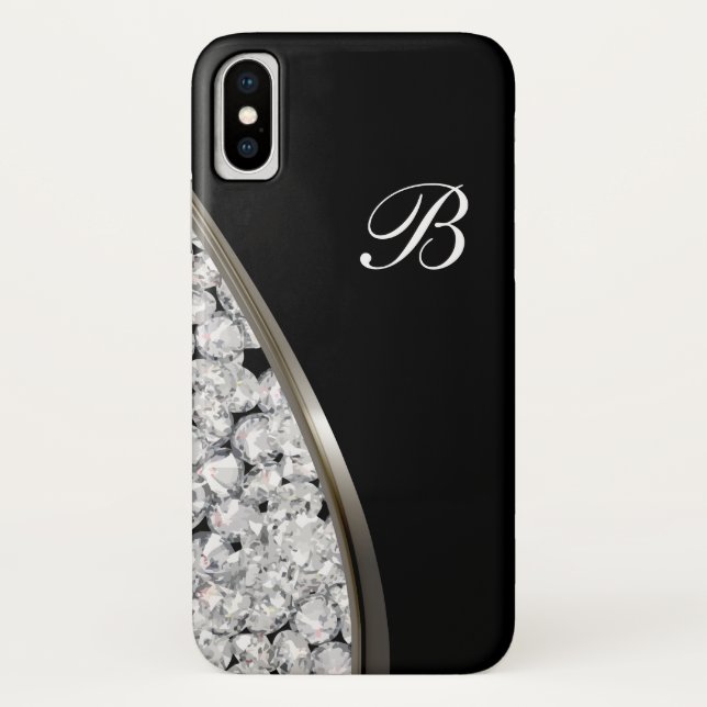 Glitzy Jewel Bling Luxury  Design Case-Mate iPhone Case (Back)