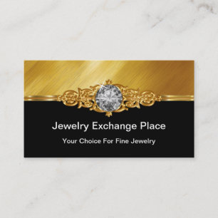 Glitzy Jewelery Business Cards