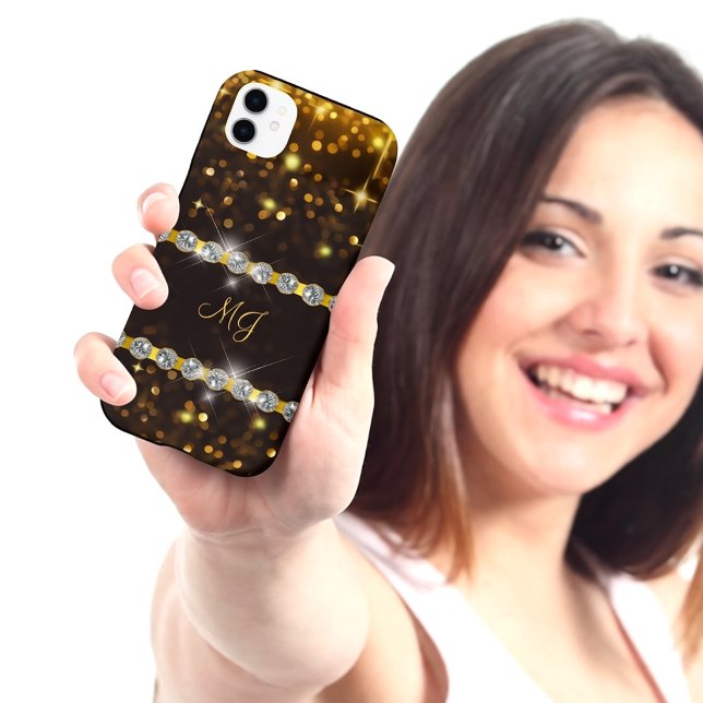 Glitzy Trendy Ladies Monogram Bling (Creator Uploaded)